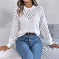 R&B | Strickpullover mit Laternenärmeln