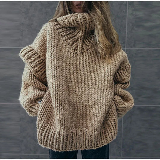R&B | Chunky Strickpullover Oversized und Trendy Perfekt für Den Herbst