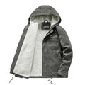 R&B | Warme Winterjacke mit Kapuze Baumwolle Komfort und Robustheit