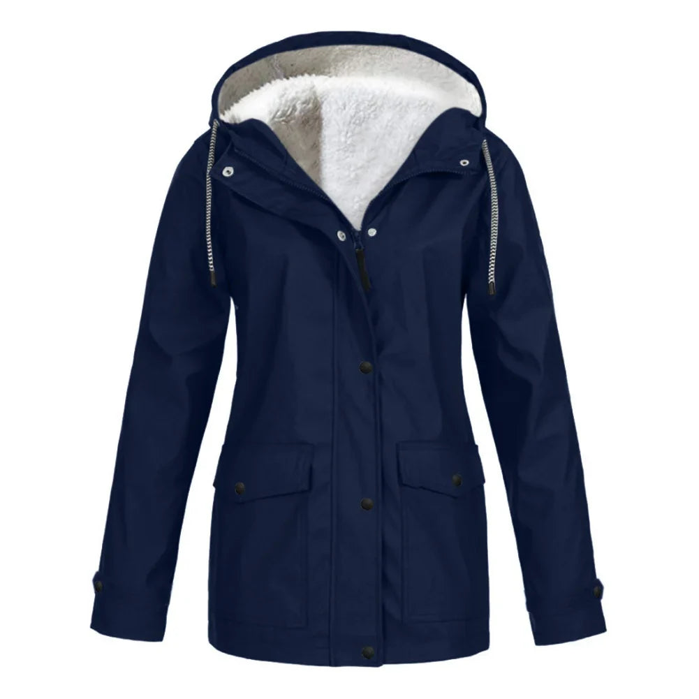 R&B | Wasserdichte Fleece-Hoodie-Jacke