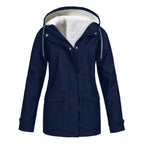 R&B | Wasserdichte Fleece-Hoodie-Jacke