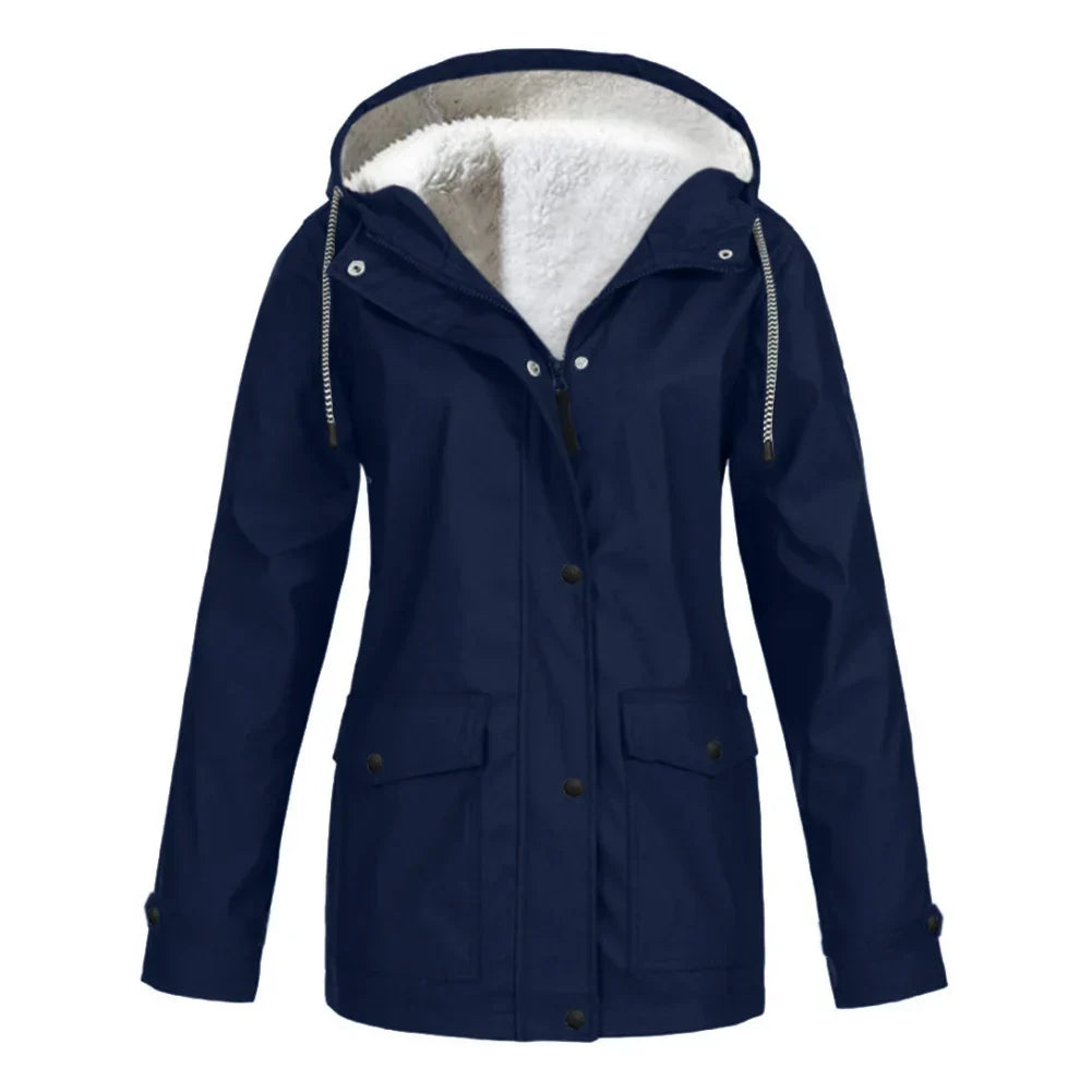 R&B | Wasserdichte Fleece-Hoodie-Jacke