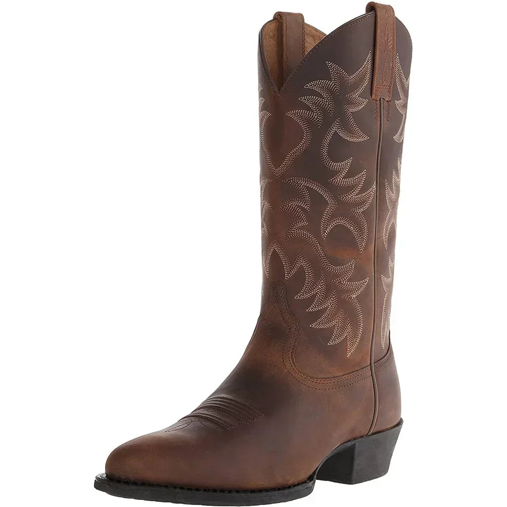 R&B | Leder Cowboy Stiefel - Macho - Stil und Luxus