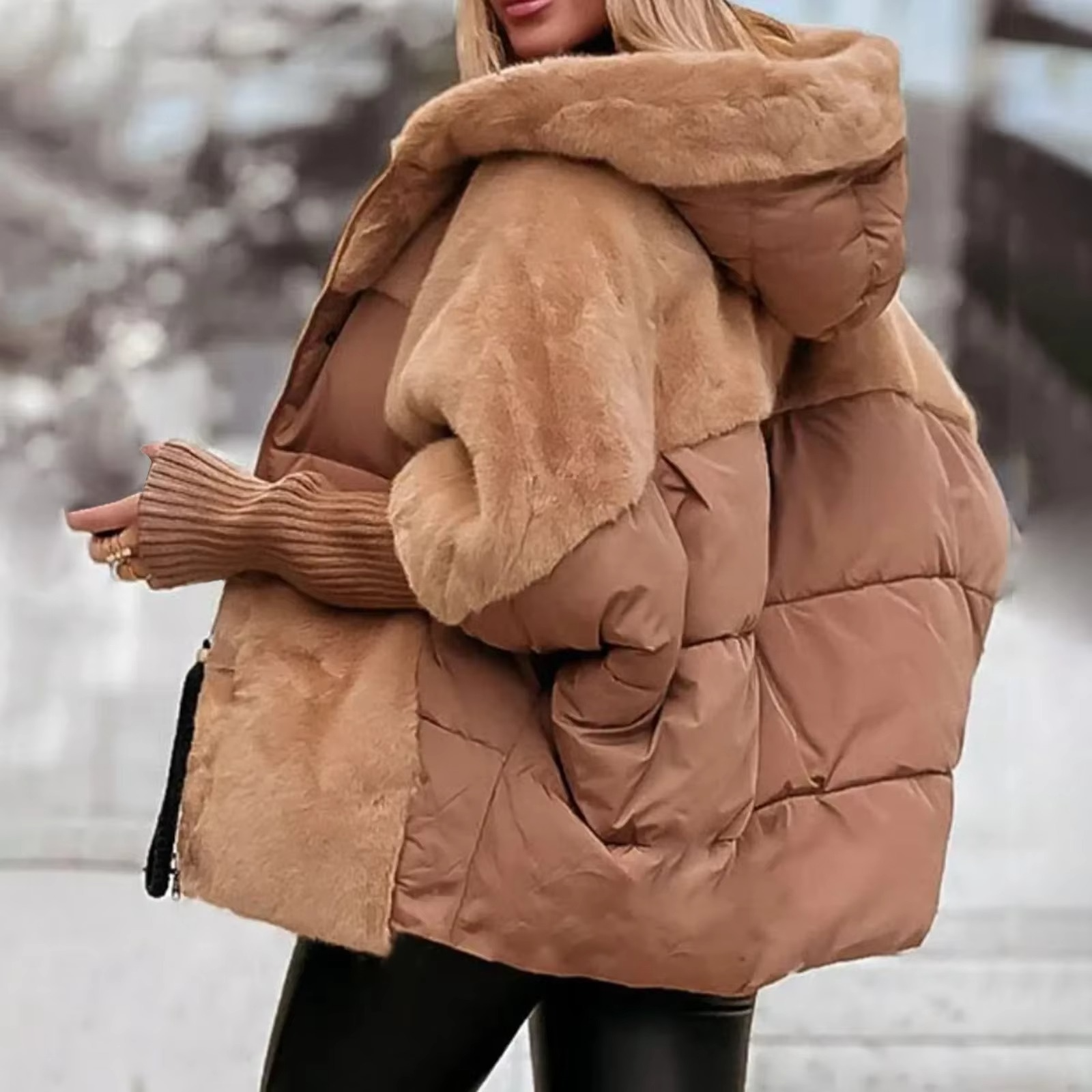 R&B | Damen Wintermantel warm & stilvoll für Herbst und Winter
