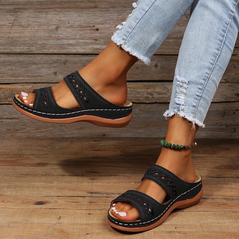Heidi-Mode | Gepolsterte orthopädische Sandalen