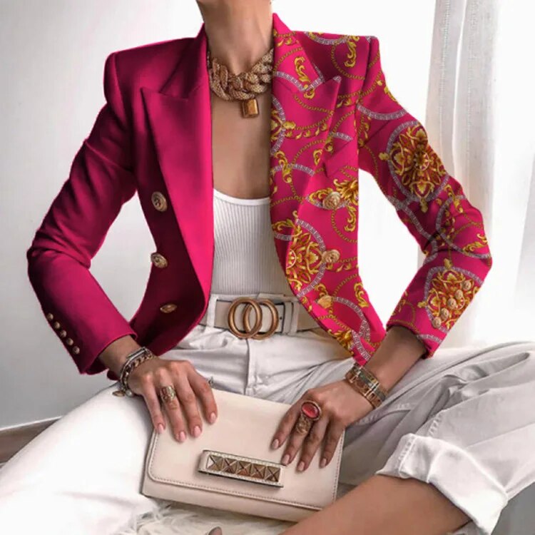 R&B | Blazer Gedruckt In Der Taille