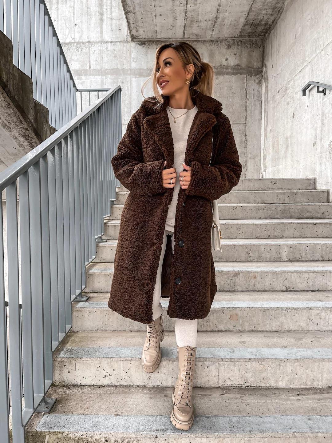 R&B | Flauschiger Mantel für Frauen