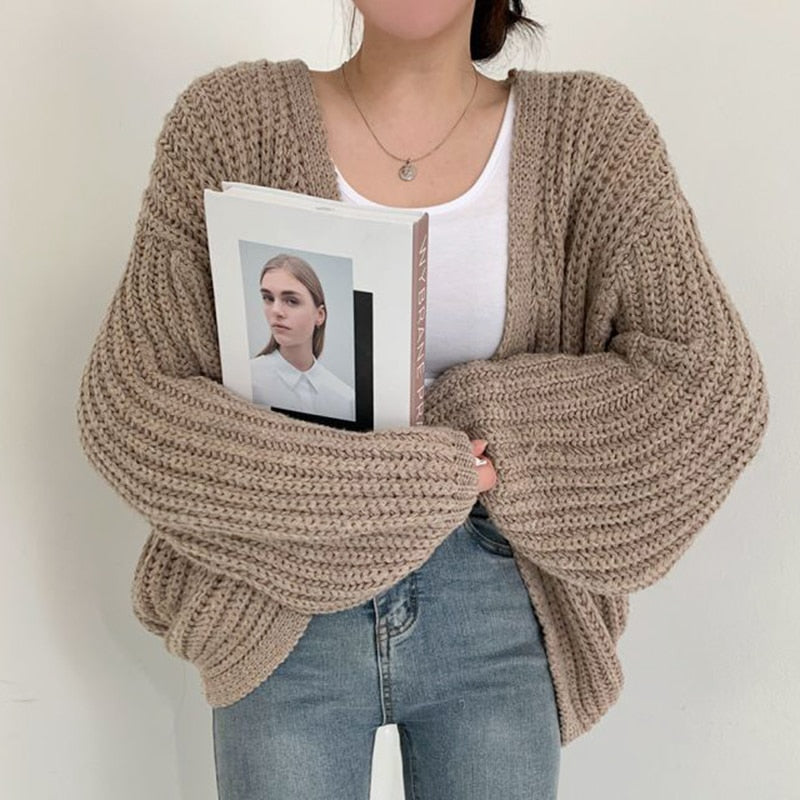 R&B | Oversized-Strickweste Aus Dickem Garn für Frauen