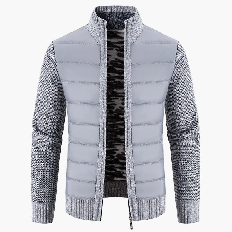 R&B | Stepp-Strickjacke mit Reißverschluss - Lässiger Urban Style für Alltag und Freizeit