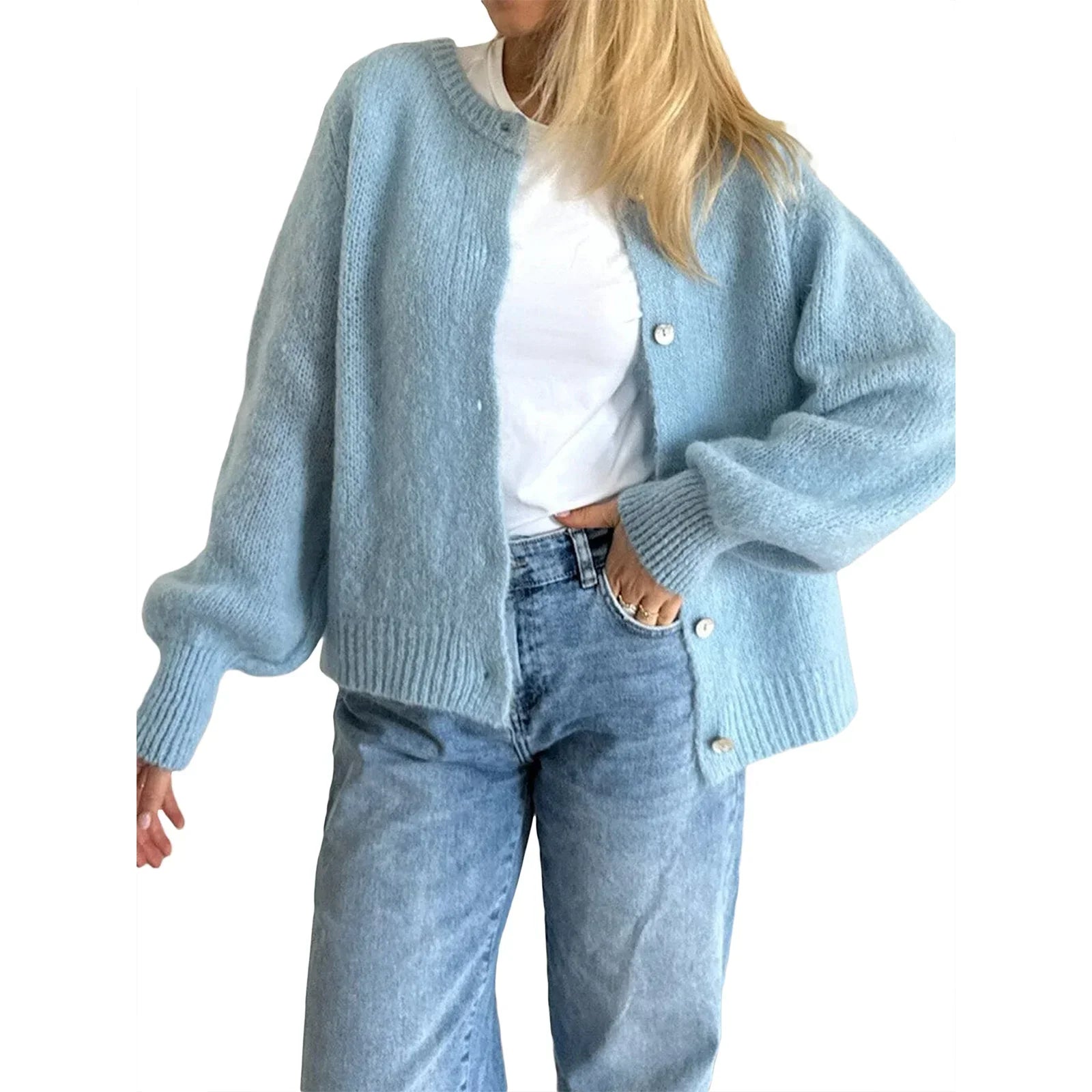 R&B | Langarm Strickcardigan