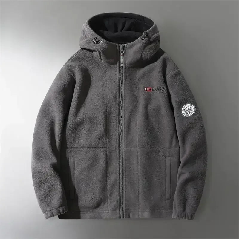R&B | Extra warme Zip Kapuzenjacke