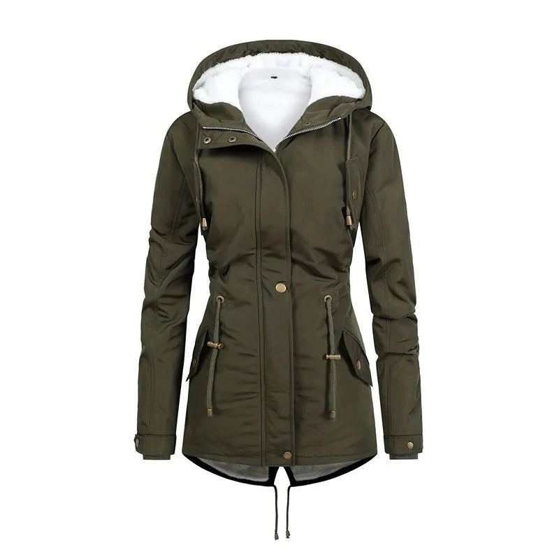 R&B | Winddichte Mittellange Kapuzenjacke