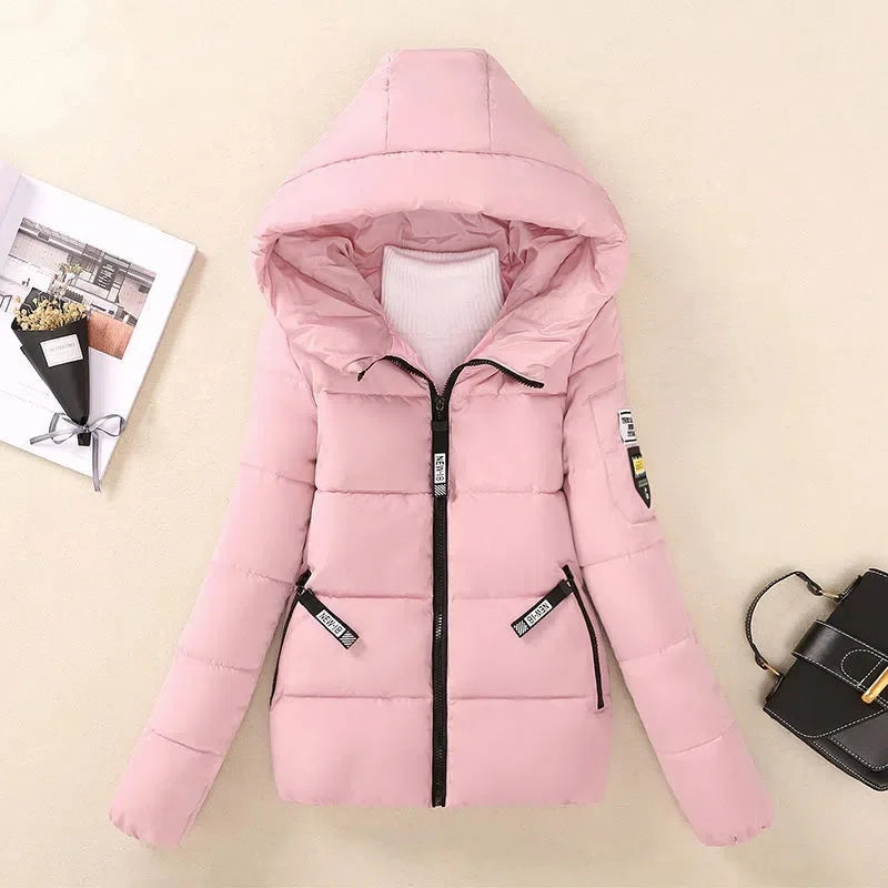 R&B | Gefütterte Winterparka mit Kapuze Warme Jacke
