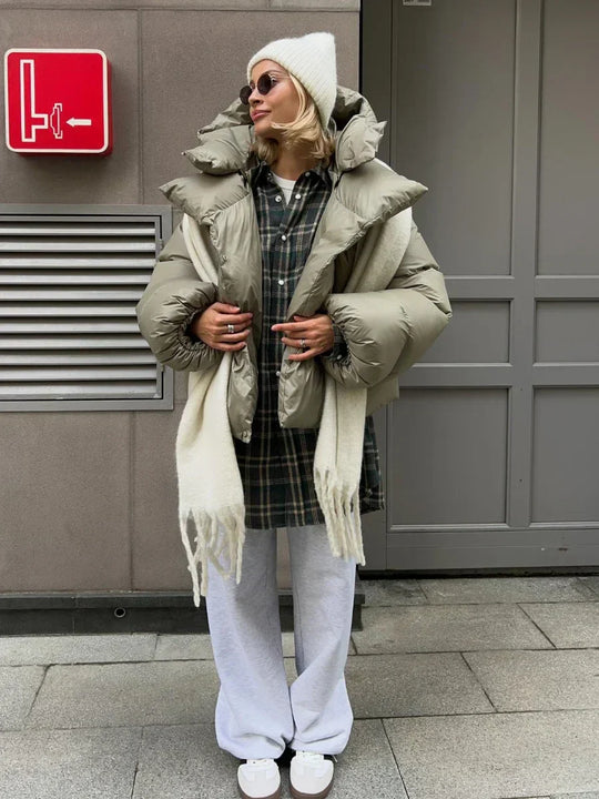 R&B | Modische Steppjacke in Anthrazit