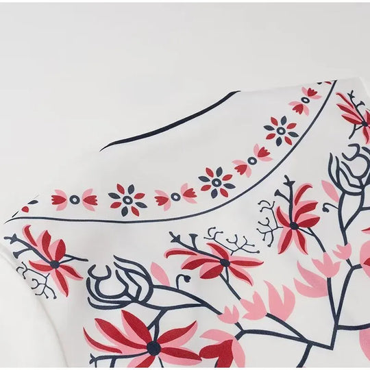 R&B | Floral Print Ethnischer Stil Eleganter Cardigan