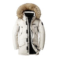 R&B | Halflange Winterjacke mit Kapuze