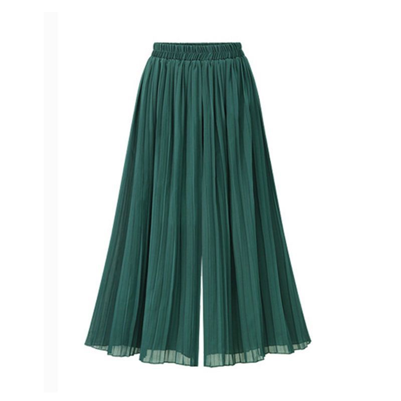 R&B - Damenhose mit weitem Bein und Mesh-Detail