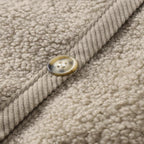 R&B | Cardigan - Damen Herbst Flauschiger Strickcardigan mit Dekorativen Knöpfen