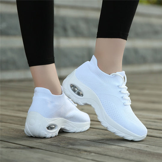 Schwarze StrickAirSneaker R&B