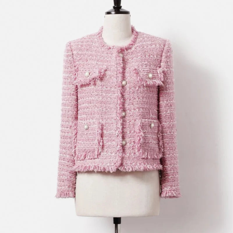 R&B | Jacke Aus Größem Tweed Herbst/Winter Socialite Quastendesign
