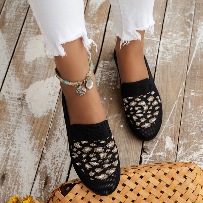 Damen Flats Mit Leopardenmuster Wilda R&B