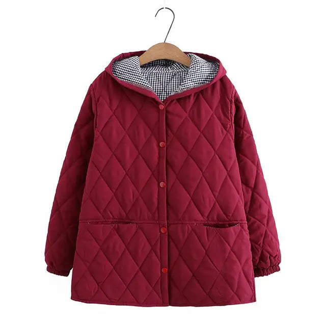 R&B | Übergrößen Winterjacke aus Baumwolle für Damen
