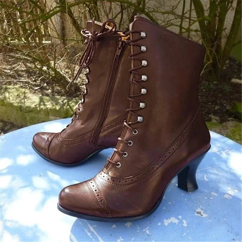 R&B | Viktorianische Schnürstiefel mit Absatz