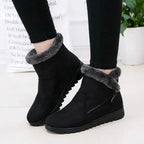 R&B | Winter Plush Reißverschluss Rutschfeste Stiefel