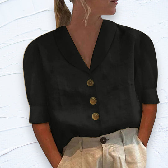 R&B | Retro Chic Top mit Knöpfen