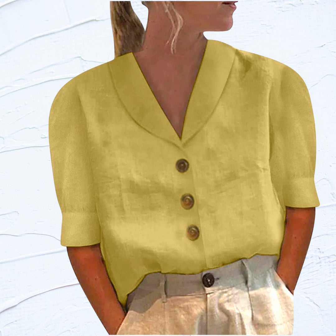 R&B | Retro Chic Top mit Knöpfen