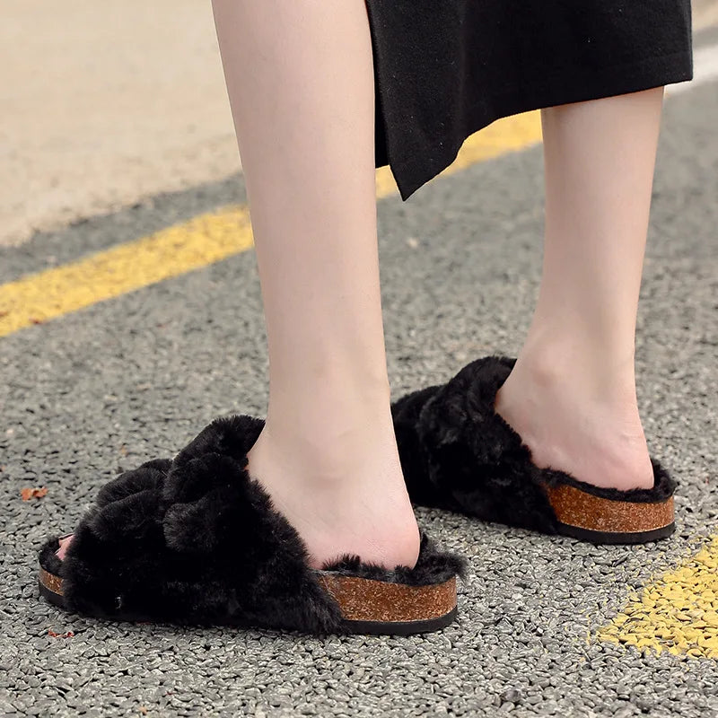 R&B | Chic Winter-Plüsch-Fellpantoffeln für Damen