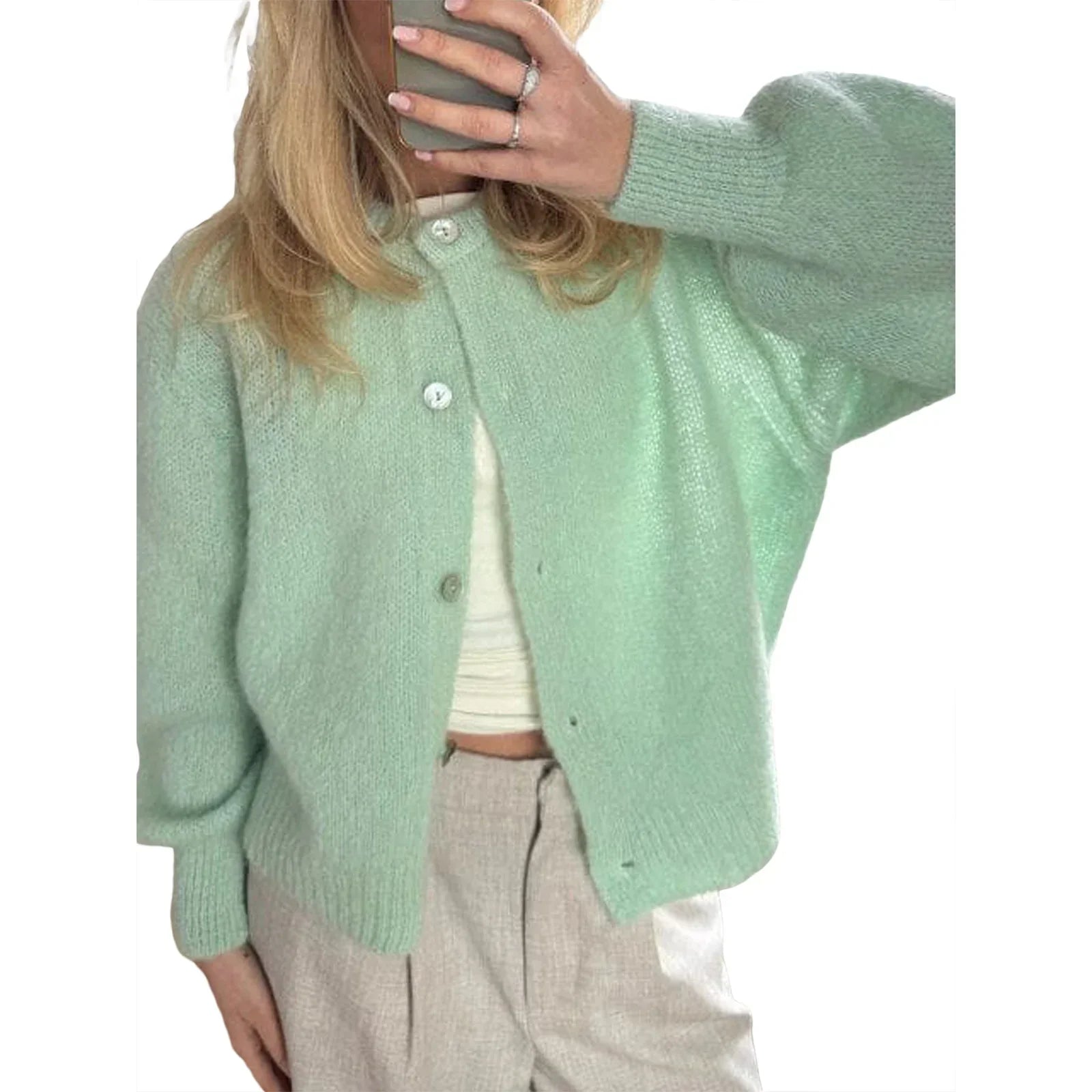 R&B | Langarm Strickcardigan