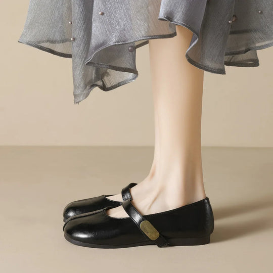 R&B | Neue Frühling Damen Outdoor-Schuhe Runde Zehen Design Mary Jane Schuhe Damen Lässige Flache Schuhe Arbeit Bootsschuhe Große Größen