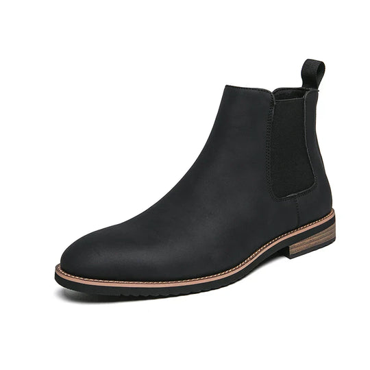 R&B | Leder Chelsea Stiefel