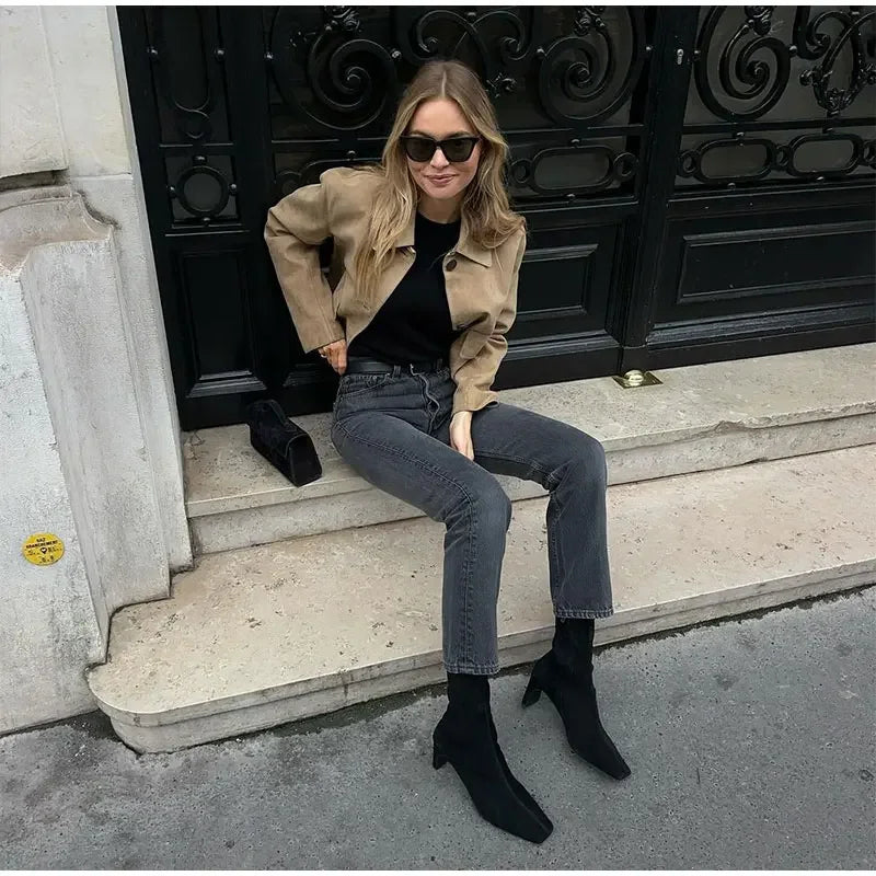 R&B | Damen Wildlederjacke