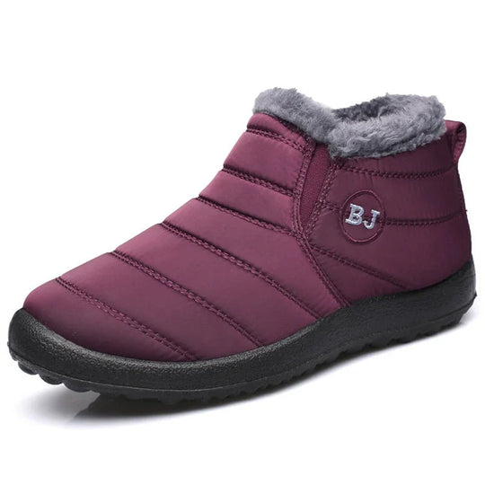 R&B | Stiefeletten Gequiltet Slip on Wasserabweisend Plüsch Futter Langlebiger Sitz