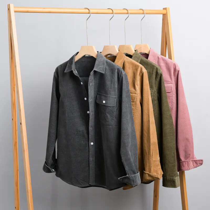 R&B | Langarm Overshirt Aus Weichem Denim