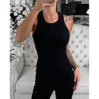 R&B | Klassisches Körpergefühl Damen Ripp-Tanktop
