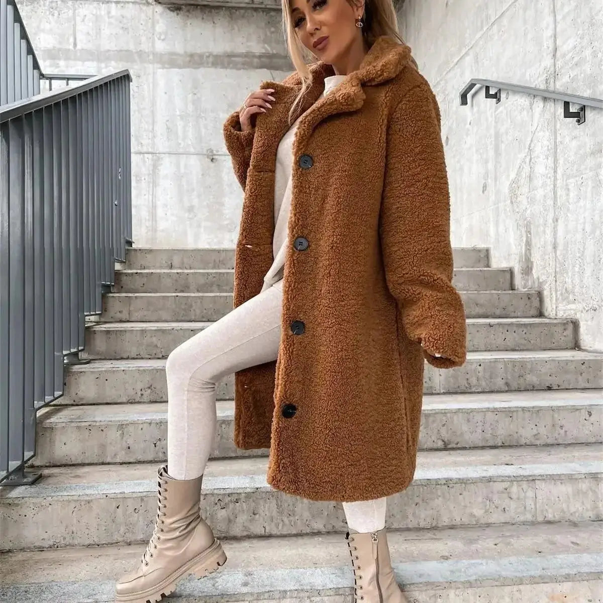 R&B | Damen-Strickjacke, lang & modisch