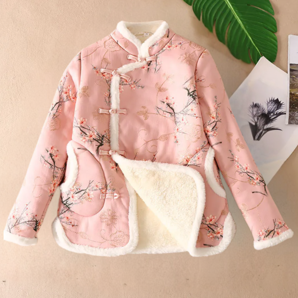 R&B | Warme Blumenjacke für Damen
