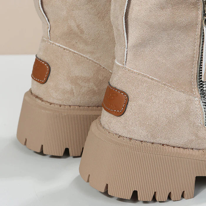 R&B | Damen Gefütterte Winter-Stiefeletten mit Reißverschluss