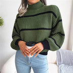 R&B | Moderner Couture Rollkragenpullover mit Feinstrick
