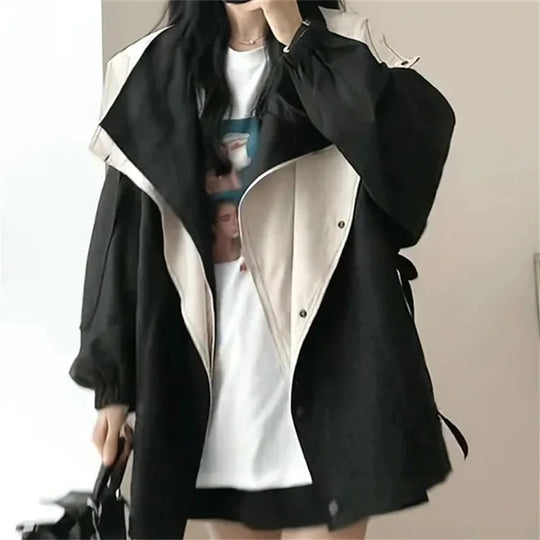 R&B | Oversized Revers-Wind-Trenchcoat