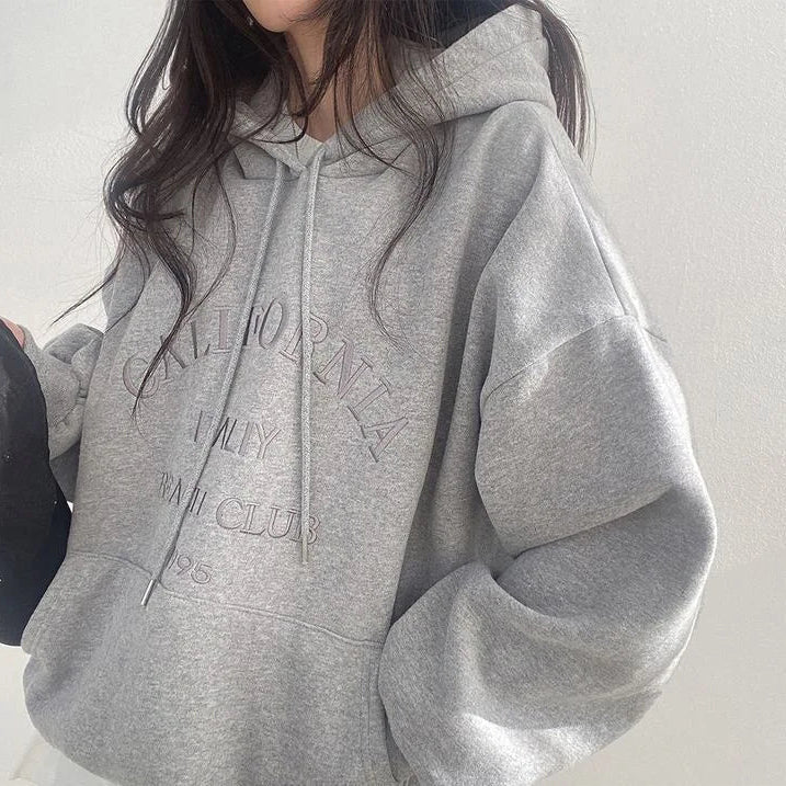 R&B | Oversized Damen Hoodie Mit Stickerei