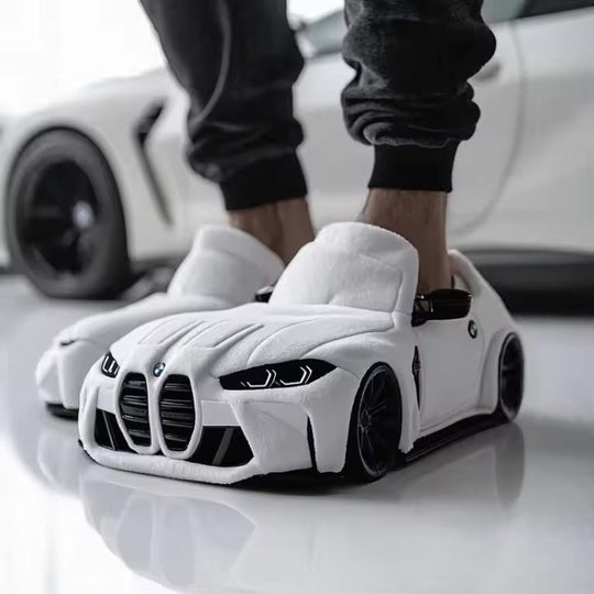 Damen Pantoffeln mit Auto-Inspiriertem Design & Rutschfester Sohle | R&B