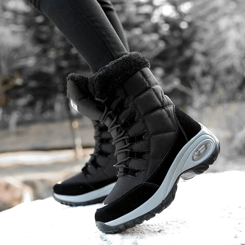 R&B | Winter Stiefel Bis Zur Wade Wasserdicht Schneestiefel