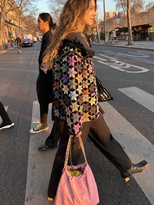 Heidi-Mode | Stil Mehrfarbe Steppjacke