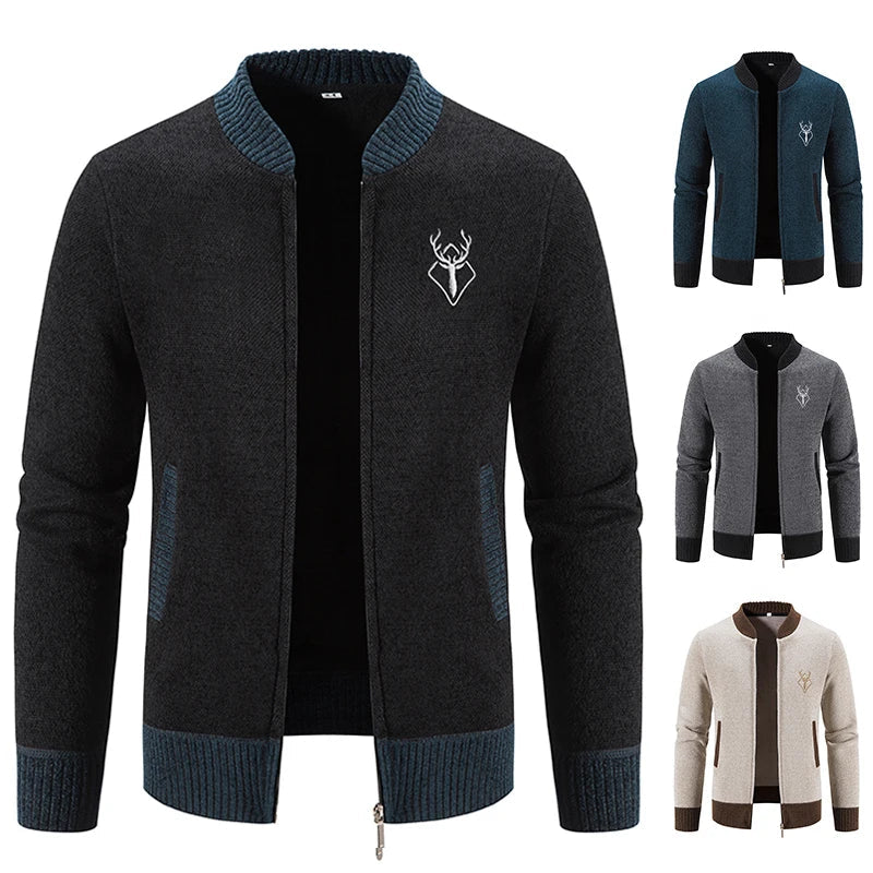 R&B | Lässige Strickjacke für Herren aus hochwertigem Garn