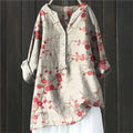 Bluse mit Blumendruck