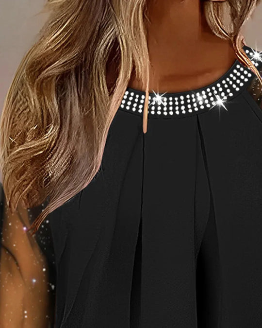 R&B | Stylisches Netzoberteil mit Pailletten